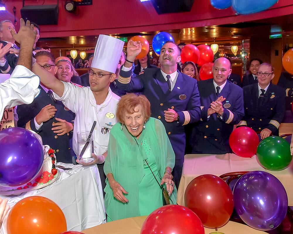 Rose Zelman Celebrates Centennial on Norwegian Epic