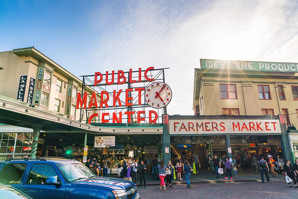 Pike Place Market in Seattle, Washington