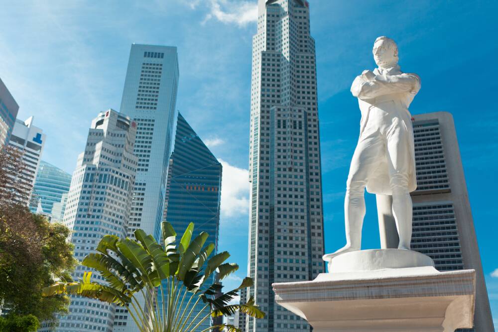 Sir Raffles statue, Singapore Sir Raffles statue, Singapore