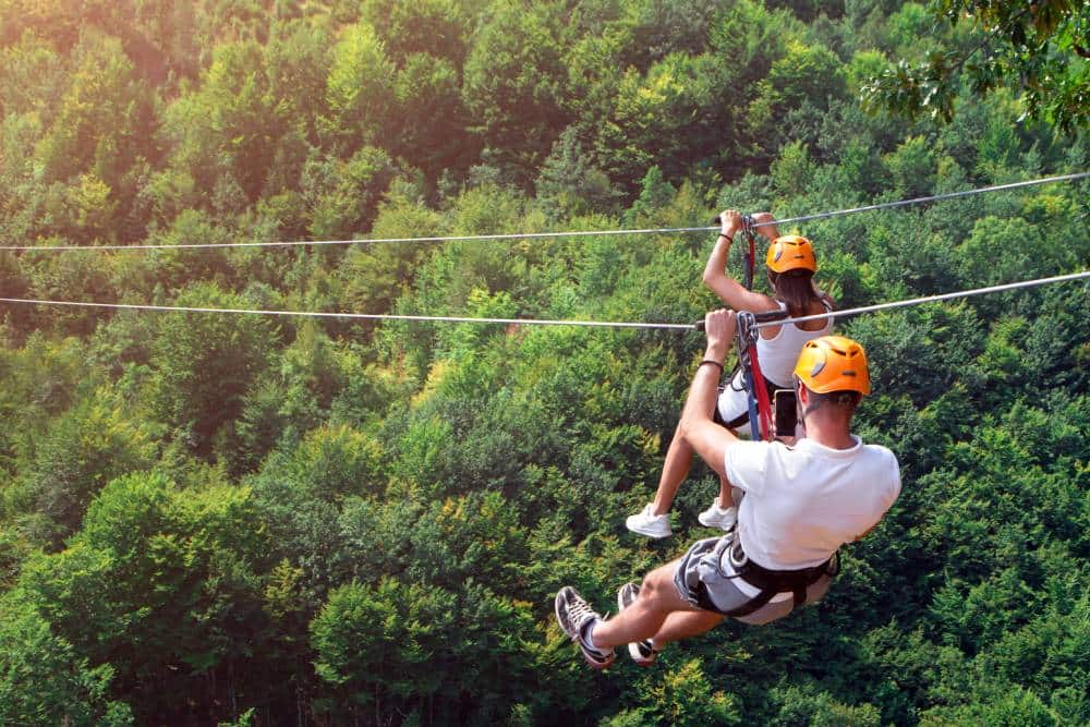 An exciting zipline adventure awaits