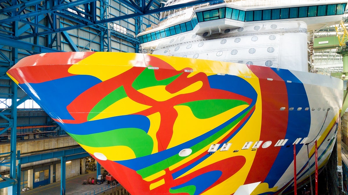 Norwegian Encore Hull Art Complete