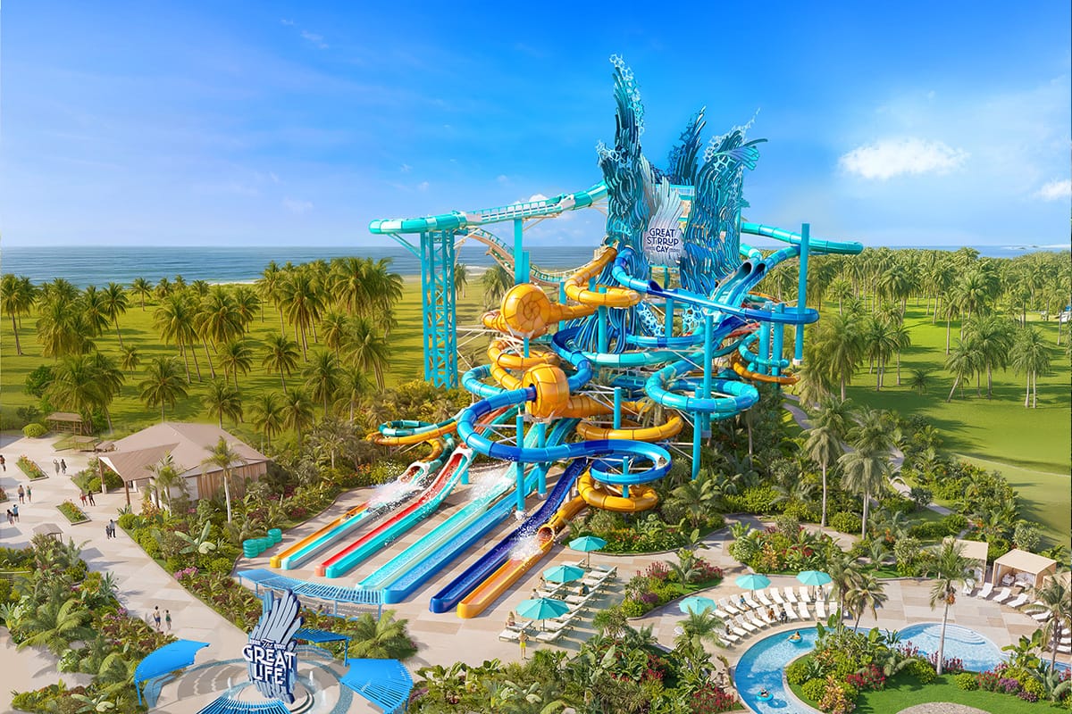 Great Tides Waterpark at Great Stirrup Cay. Great Tides Waterpark at Great Stirrup Cay.