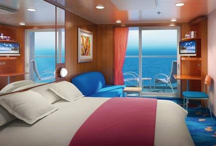 Balcony Stateroom on Norwegian Gem for Singles Cruises