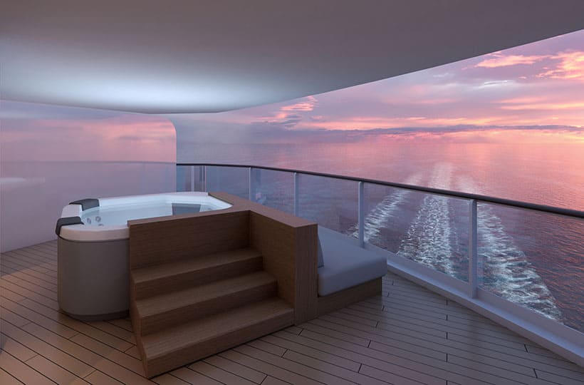 Haven Balcony Hot Tub