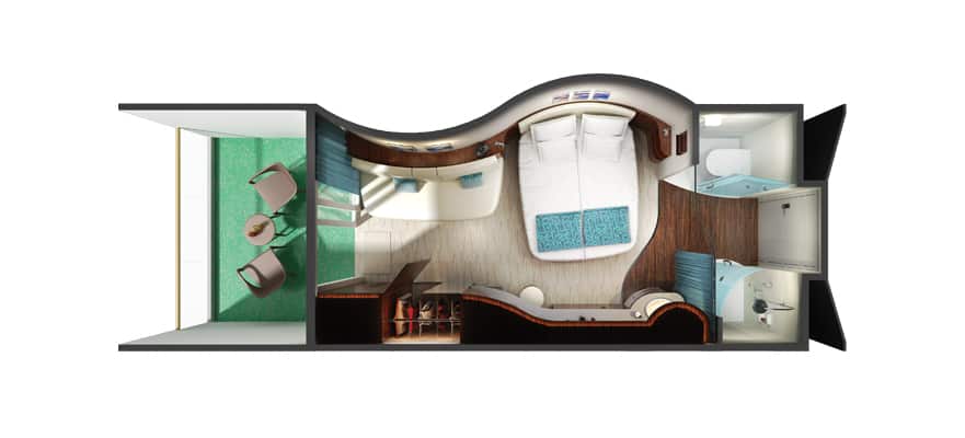 Family Balcony floor plan
