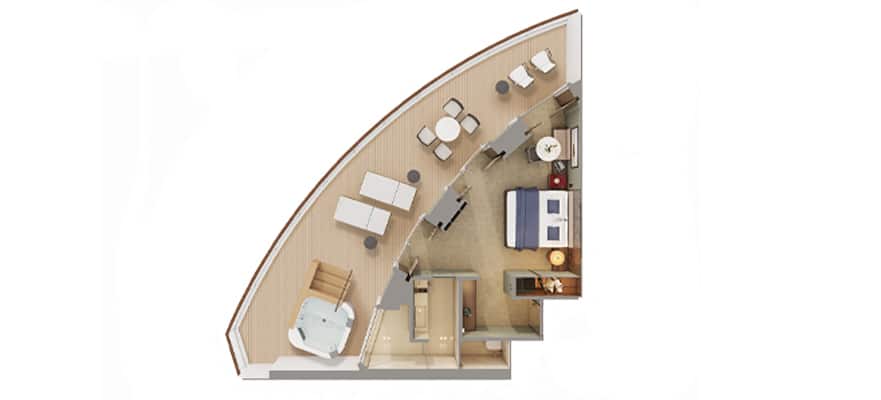 The Haven Aft Facing Penthouse Schematic