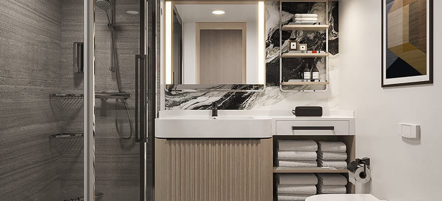 Family Suite with Master Bedroom & Balcony floor plan