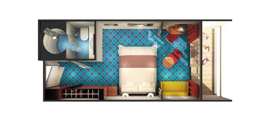 Balcony floor plan