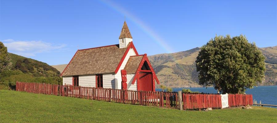 Maori Church on cruises to Akaroa