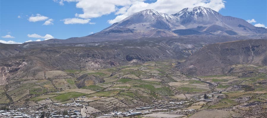 Views of Putre on an Arica cruise