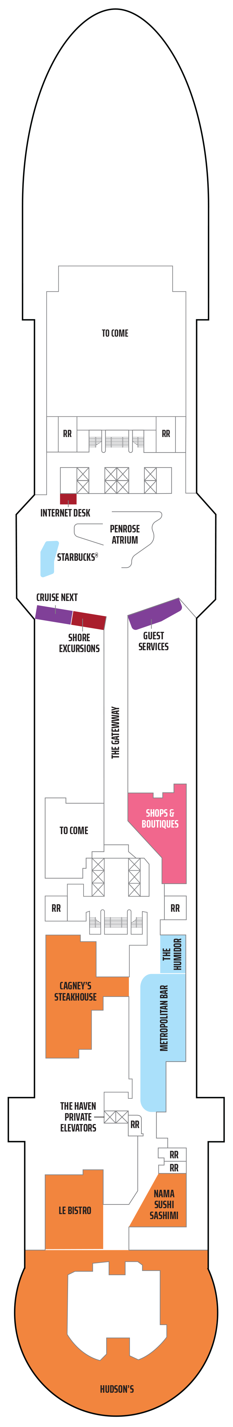 Deck 7 Deck Plan