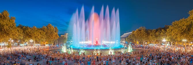 Witness the breathtaking Magic Fountain Show