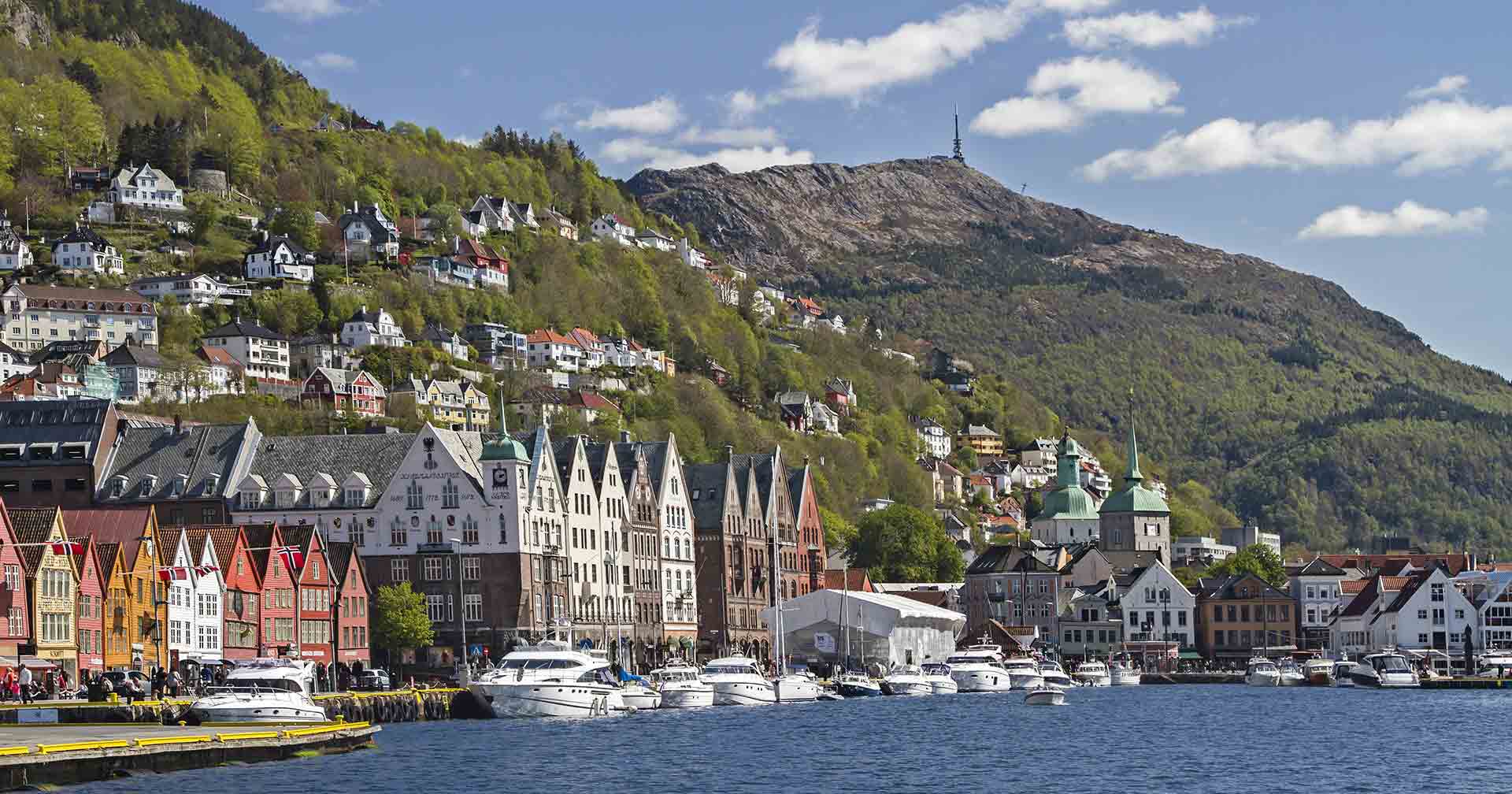 City Sights & Mt. Floien