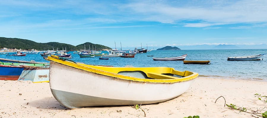 White sand beaches on a Buzios Cruises