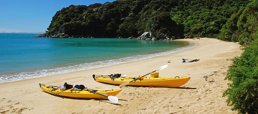 Kayaking on a Bay of Islands Cruise