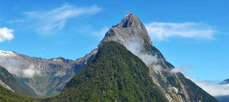 Famous Mitre Peak on Cruises to Bay of Islands