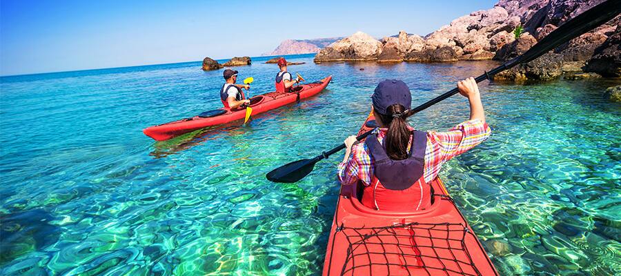 Kayak on your next Bahamas Cruise