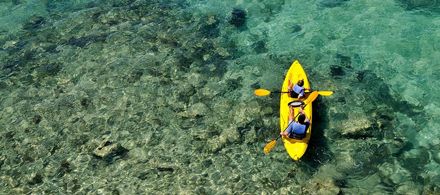 Kayak on your next Bermuda Cruise