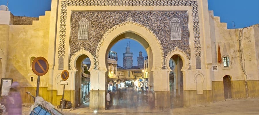 Bab Bou Jeloud gate on your Europe cruise