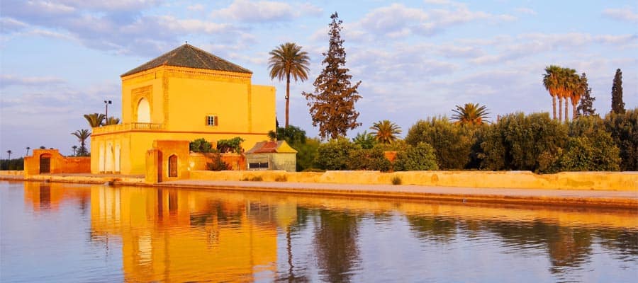 Saadian garden pavilion of the Menara gardens