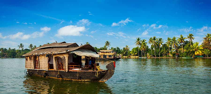 Houseboat on Cruise to Cochin