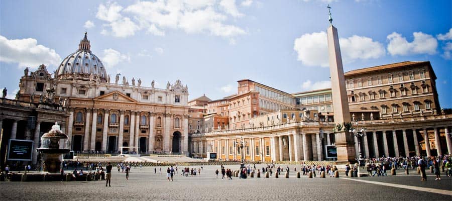 St. Peter's Square with Basilica of St.Peter