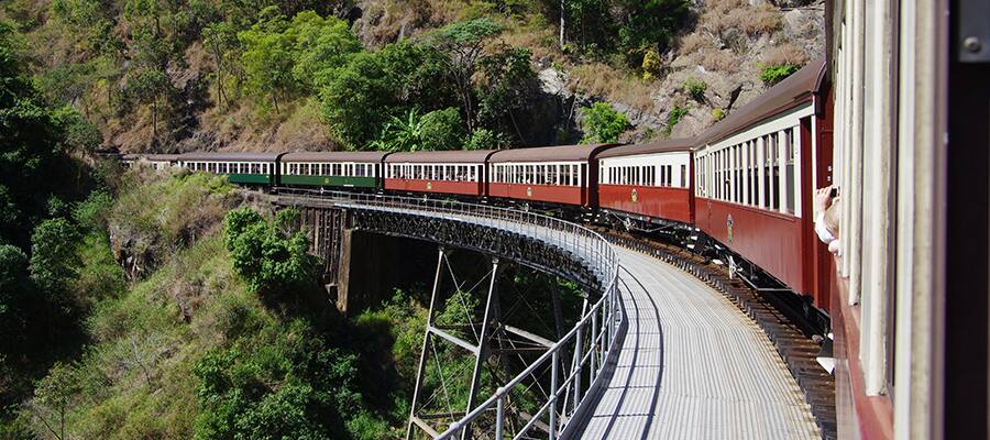 Kuranda Scenic Train on cruises to Cairns