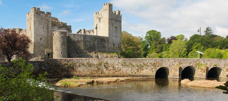 Irish castle of Cahir in Tipperary county on your Europe cruise