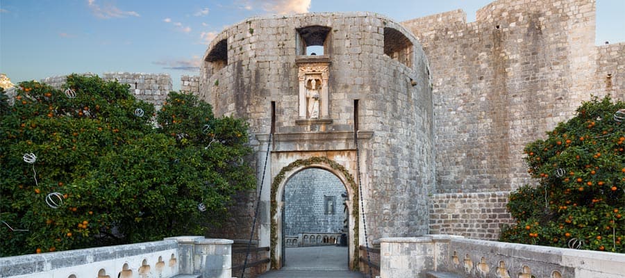 Pile Gate in Dubrovnik, Croatia