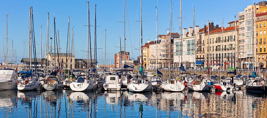 Old Port of Gijon on a Gijon Cruises