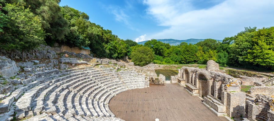 Dive into the region’s dramatic past while touring Butrint.