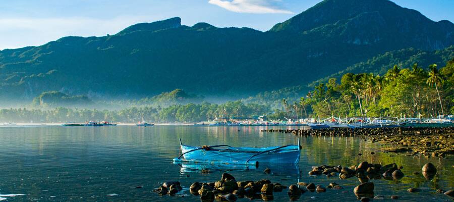 Get some of the island’s best views by boat. 