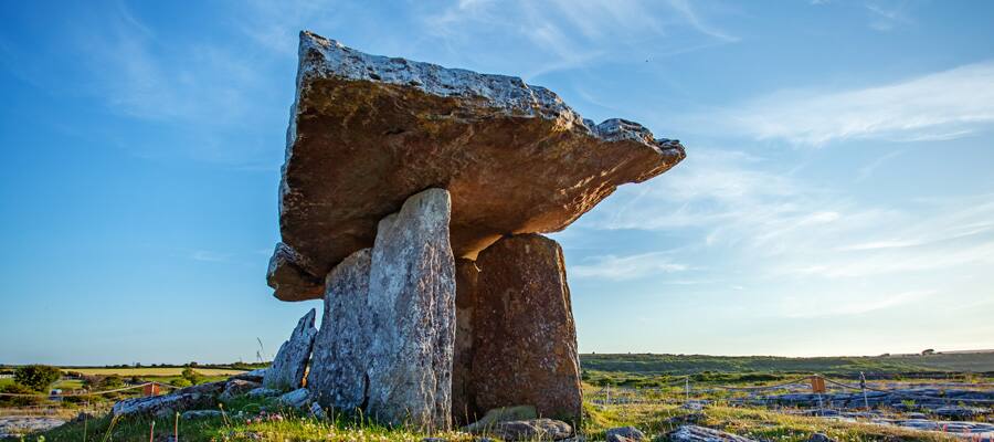 Travel to County Clare to see Poulnabrone, a mysterious ancient portal tomb.