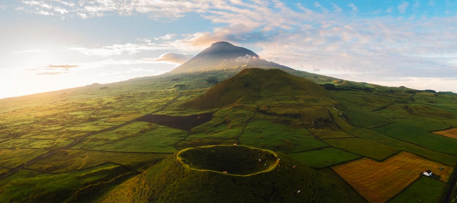 Tour the craters surrounding Mount Pico. 