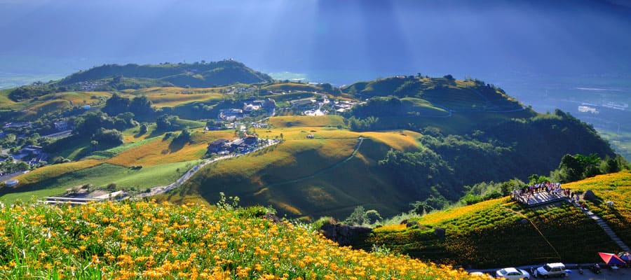 Hualien is the largest and most mountainous county in Taiwan.  