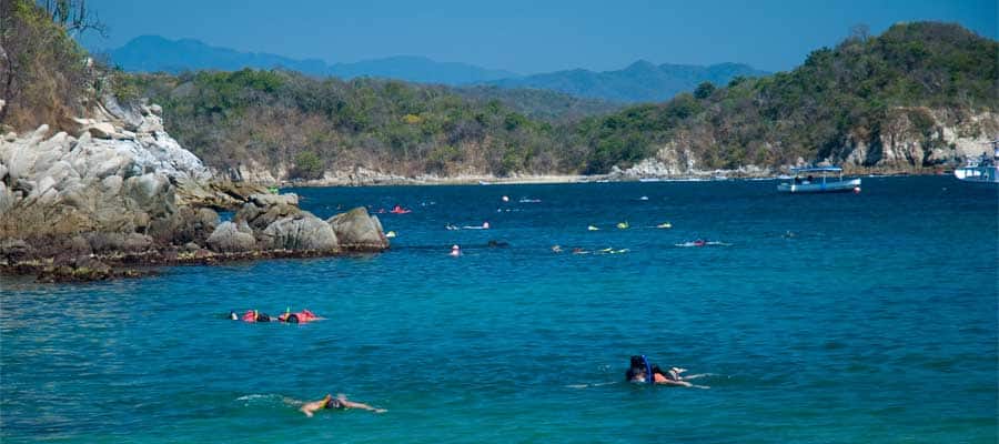 Snorkel in Huatulco on your Panama Canal cruise
