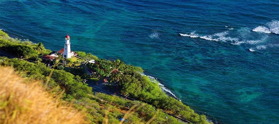Diamond Head Lighthouse on your Hawaii cruise