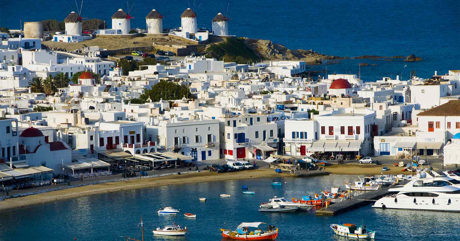 Scenic Views of Mykonos