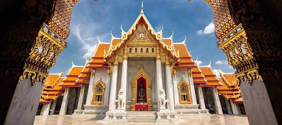 Wat Benchamabophit Temple on your Laem Chabang Cruise