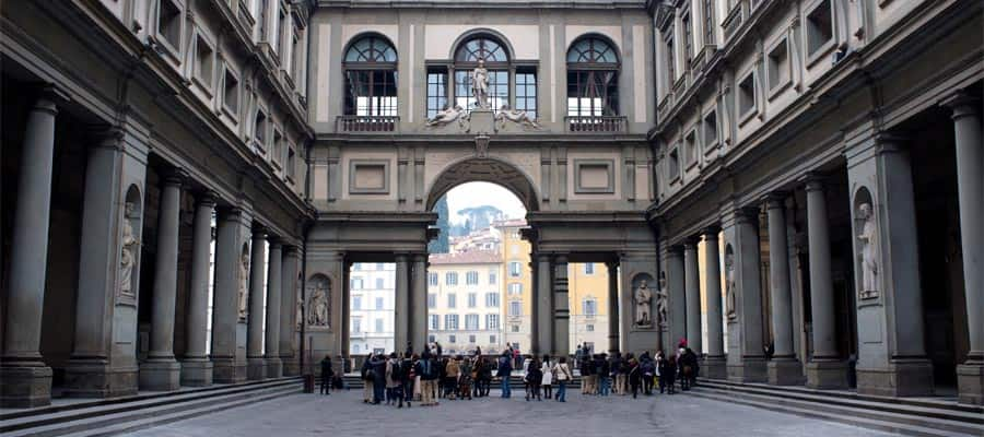 Uffizi gallery on your Europe cruise