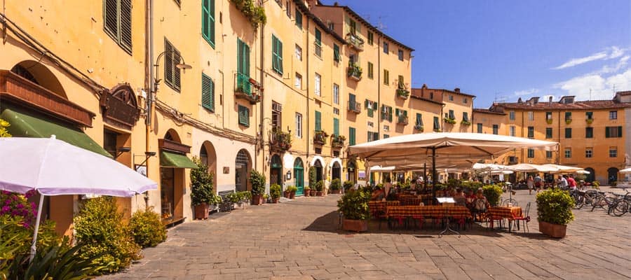 Oval City Square in Italy