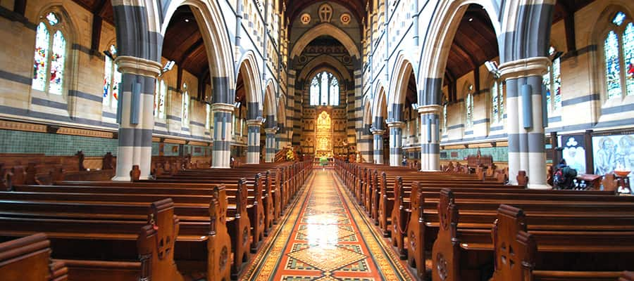 Interior of St. Paul Cathedral on a Melbourne Cruise