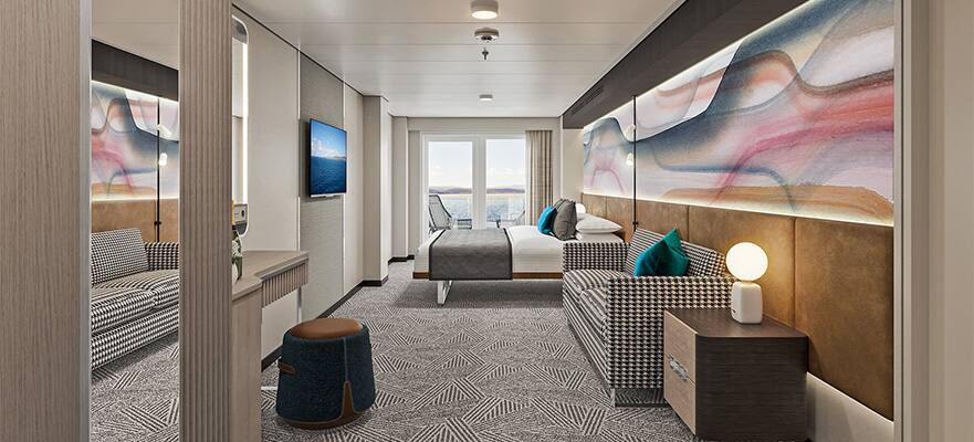 Family Club Balcony Suite floor plan