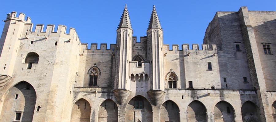 Popes' Palace of Avignon on your Provence cruise