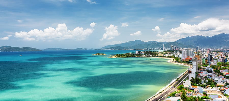 South China Sea in Khanh Hoa province