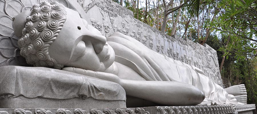 Sleeping Buddha at the Long Son Pagoda in Nha Trang