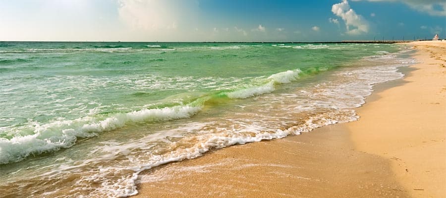 Appreciate beautiful beaches of Orlando before your Caribbean Cruise