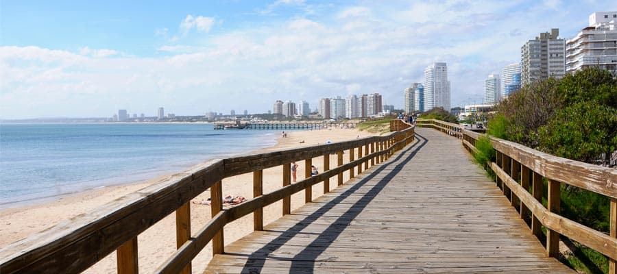 Beautiful beaches on a Punta Del Este cruise