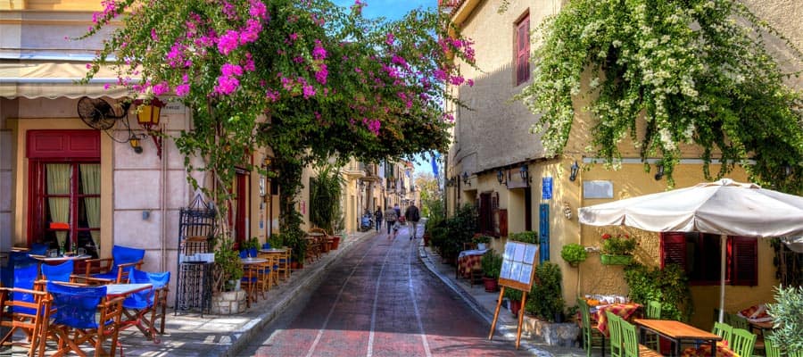 Visit Plaka when you cruise to Athens