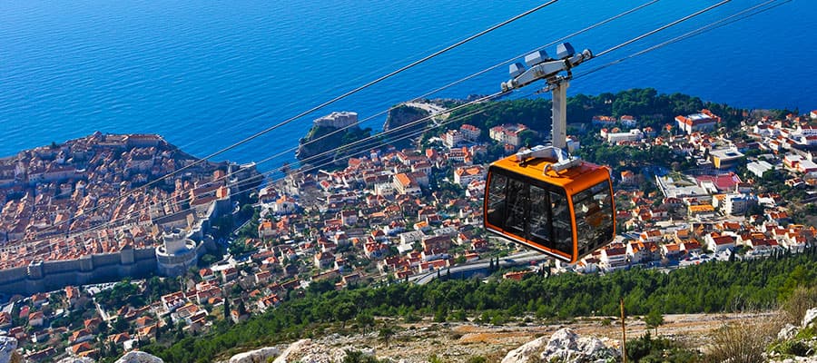 Cable Car rides on Dubrokvnik cruises